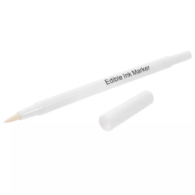 Set of 2 Edible Marker Food Writer Markers Grade Decorator Pen White Fountain