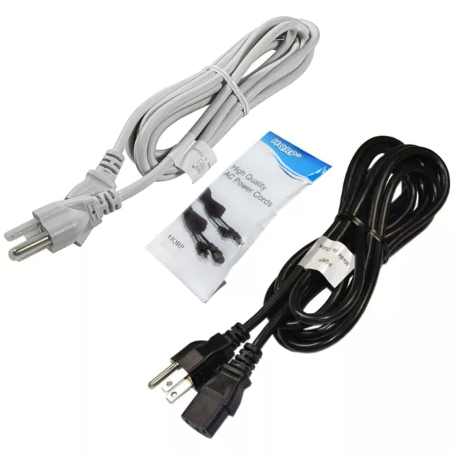 10ft AC Power Cord for Panasonic TC TH Series TV LCD LED Plasma DLP Mains Cable