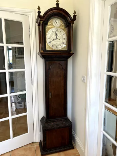 Grandfather Clock Oak Case