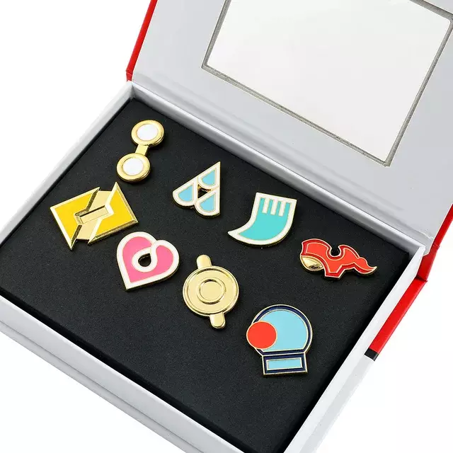 Pokemon Box Medaglie Hoenn Badges Spille