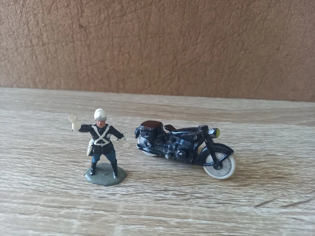 ANCIEN JOUET, ANCIENNE moto de POLICE télécommandée jouet vintage