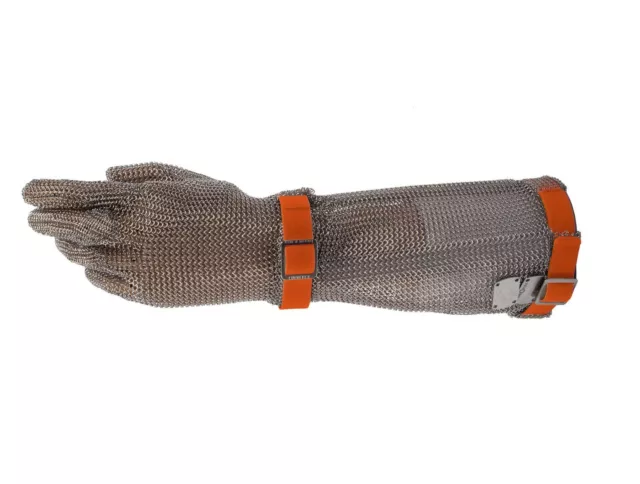 Euroflex Stechschutzhandschuh comfort detektierbar.de 19cm Stulpe Gr. XL orange