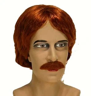 Perruque Rousse Homme PERRUQUE HOMME ROUX Avec Moustache EUR 11,05 - PicClick FR