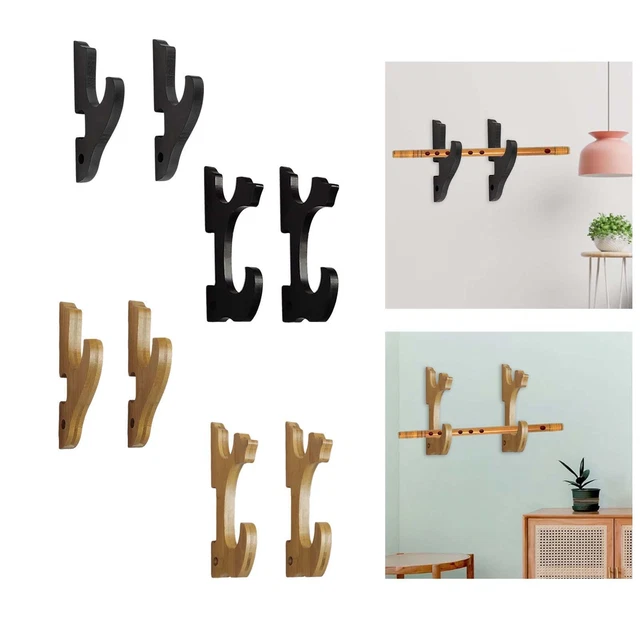 Ensemble Ornemental Avec Katana, Wakizashi Et Tanto Floral Rouge-noir