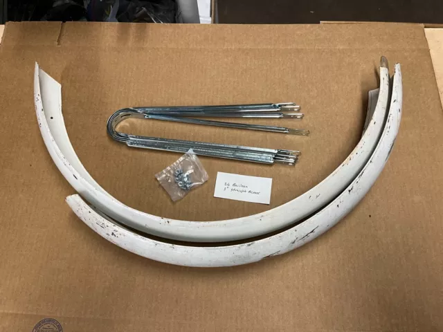 Vintage 24" Balloon Tire Bicycle Fenders Set Universal Schwinn Monark Higgins & Vintage 24" Balloon Tire Bicycle Fenders Set Universal Schwinn Monark Higgins &
