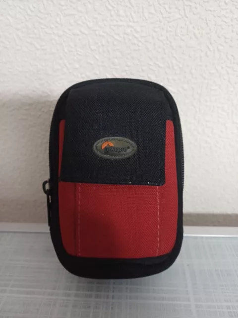 Lowepro Z10 Small Black/Red Digital Compact Camera Pouch Bag Case
