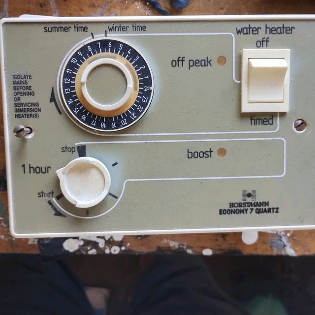 Off Peak Horstmann Electronic Immersion Heater Off Peak Switch E7