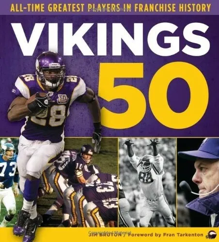 Vikings 50  New Book Bruton, Jim