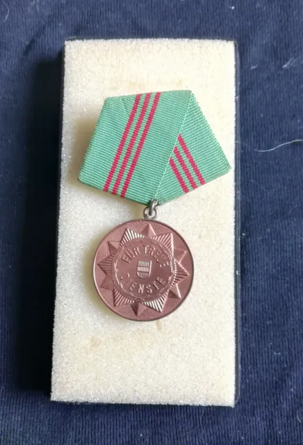 DDR:Medaille:Volkspolizei,Für treue Dienste,Bronze,Stufe III, 141#