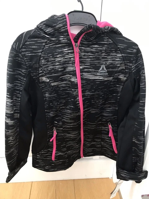 Reebok Girls Hooded Zip Up Jacket, Age 7-8, BNWT