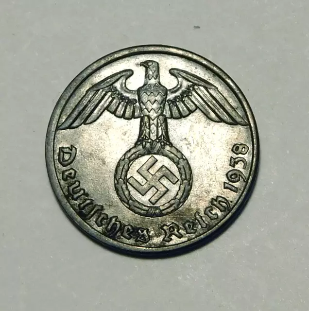 1938 A Germany WW2 WWII 1 Pfennig ***Nice collectabe condition***