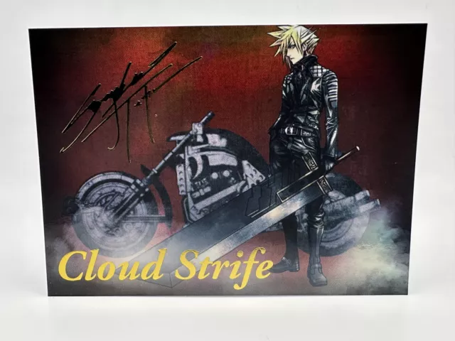 Final Fantasy VII Anniversary Art Museum Trading Card Secret Signed Cloud 1-100