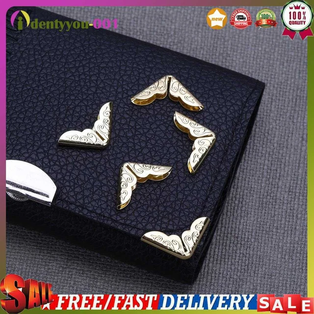 100pcs feine Seite Ton Scrapbooking Alben Menüs Ordner Ecke Protektoren Karte Da