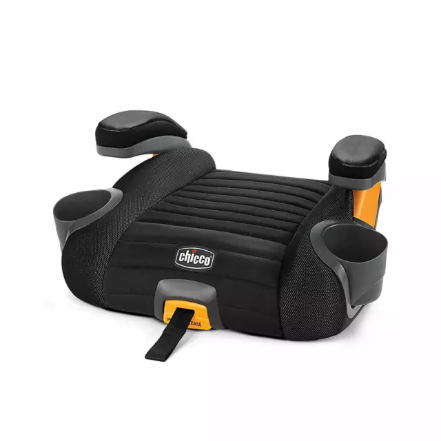 Chicco GoFit Plus Backless Booster Kids Children Car Seat in Iron, NEW