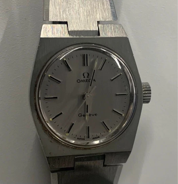 OMEGA GENEVE WATCH Manual 23mm Women's Silver Dial Swiss Made Round