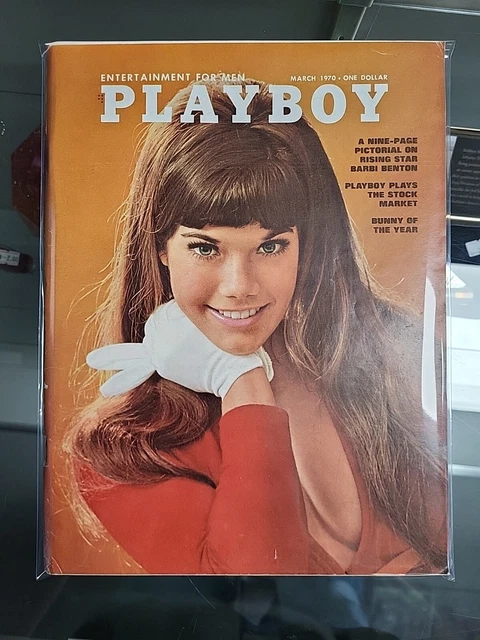 PLAYBOY MAGAZINE MARCH 1970 w/ Centerfold Vintage Erotica (3) EUR 2,78
