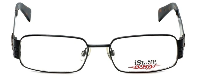 iStamp Designer Reading Glasses XP603M-021-55 mm Black Fleur de Lis CHOOSE POWER