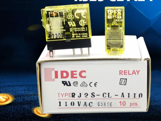 10pcs/ IDEC Relay RJ2S-CL-A110 RJ2SCLA110 New #YY0