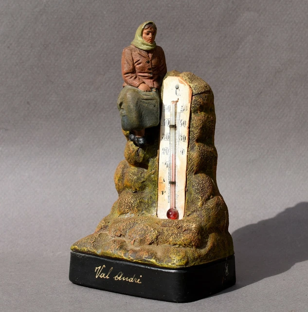 Sujet en terre cuite de L'Isle-Adam thermomètre (casser)