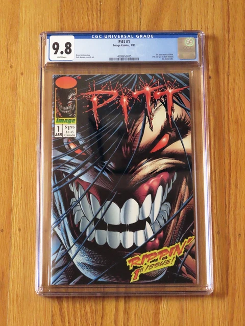 PITT #1 CGC 9.8 NM/M WP 1993  1st appearance Dale Keown Incredible Hulk