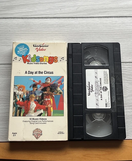 Kidsongs A Day At The Circus Vhs KIDSONGS A DAY At The Circus VHS 1987 View Master Video Rare Kids Movie