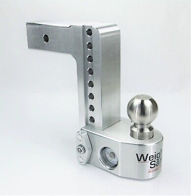 WS8-2.5 Weigh Safe Adjustable 8" Drop Hitch 2.5" Receiver w/ Tongue Weight Scale 3