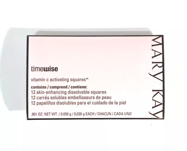 Mary Kay Timewise Vitamin C Activating Squares~12 Pack~Disc'td~Serum Separate! 3