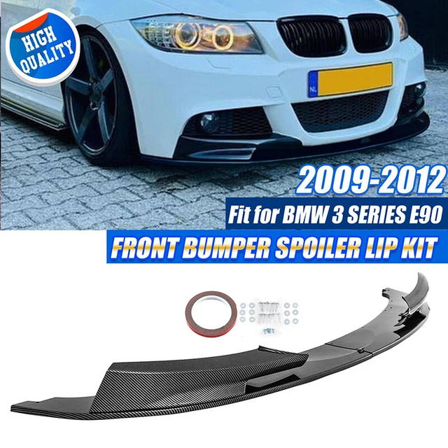 Splitter Anteriore In Nero Lucido Per BMW Serie 3 E90 E91 LCI Sport (2009-2012) – Labbro Paraurti, Body Kit Aerodinamico