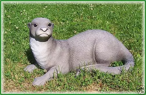 Otter Neu Deko Gartenfigur Maritim Gartendeko Garten