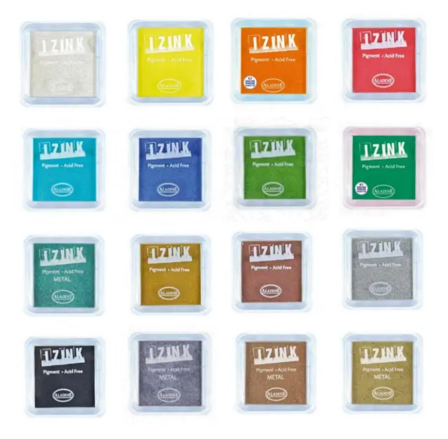 Stempelkissen Izink Pigment für Papier Classic, Metal, Fluo Efco Farbwahl 4550-