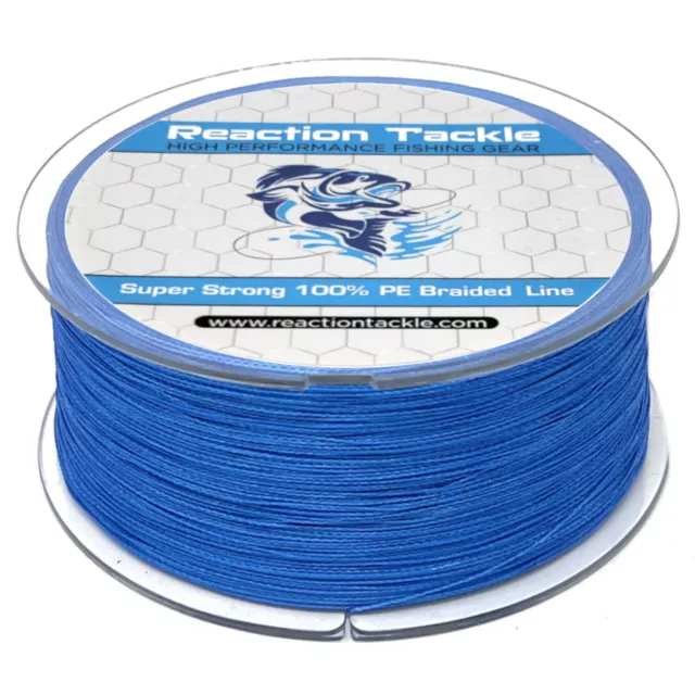 Reaction Tackle High Performance Braided Fishing Line / Braid - Dark Blue