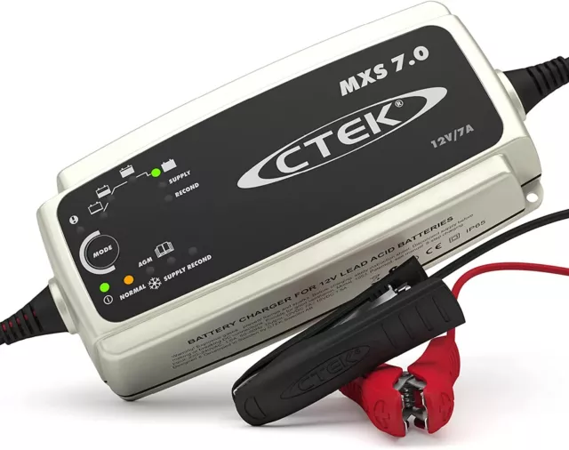 CTEK MXS 7.0-12V Batterie-Ladegerät 12V 7A Für Größere Fahrzeugbatterien, Batter