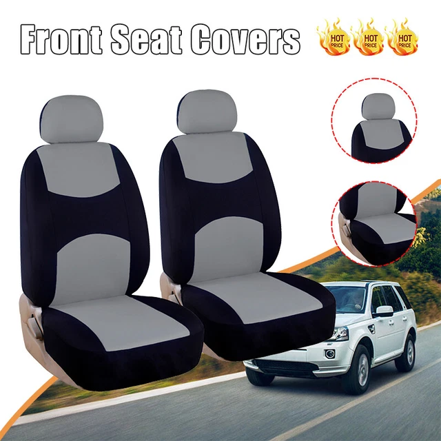 2-Layer Waterproof Seat Covers for Car SUV Auto Universal Protectors 2 Front US