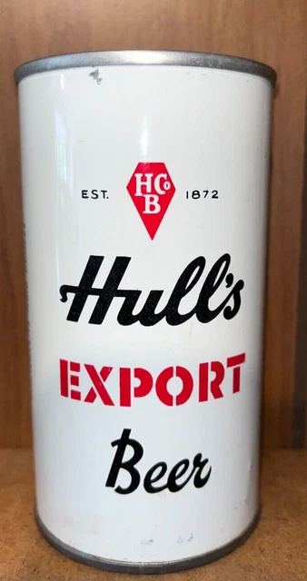 EMPTY 12oz Hull Export Beer Can by Hull Brewing in New Haven CONN