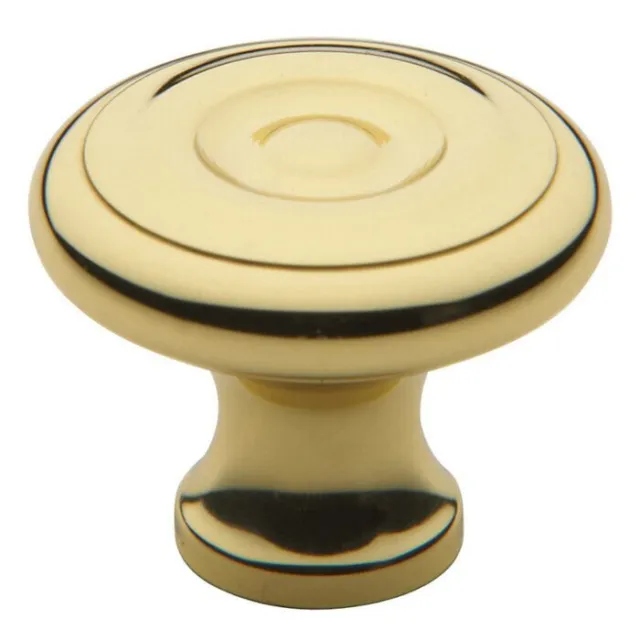 Baldwin 4650-030 1" Colonial Cabinet Knob in Polished Brass