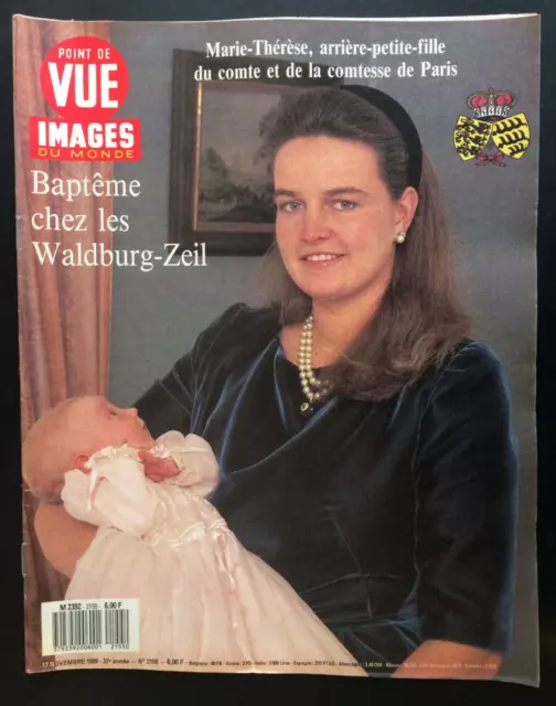 POINT DE VUE 2155 Bapteme de la fille de Mathilde Wurtemberg Waldburg-Zeil