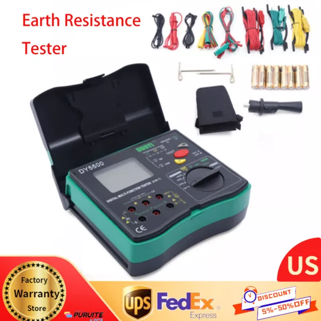4 in 1 Digital Multi-function Tester Resistance Insulation Voltmeter Test Earth