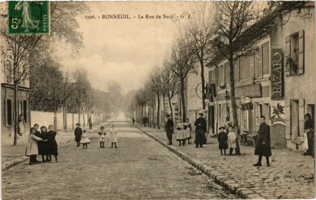CPA BONNEUIL Rue de Sucy (869366)