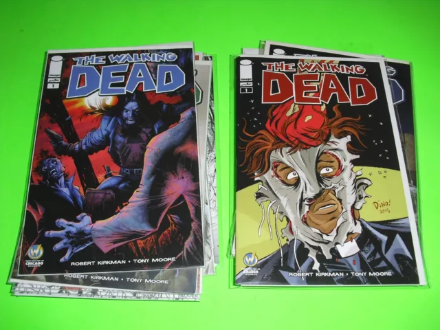 Lot 21 Walking Dead Wizard World Comic Con Variant NM high grade 2013! Image