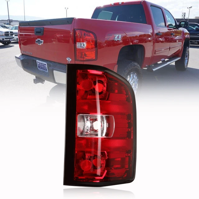 thumbnail image 2 of Passenger Side Tail Light For 2014-2019 Chevy Silverado 1500 2500 3500 | Chrome Housing 2 of 3