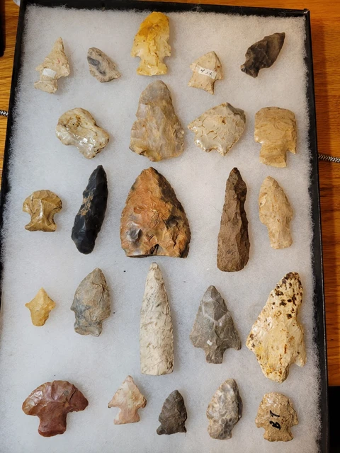 COLLECTION OF POINTS Ohio Kentucky Authentic Arrowheads Artifact Kentucky Paleo