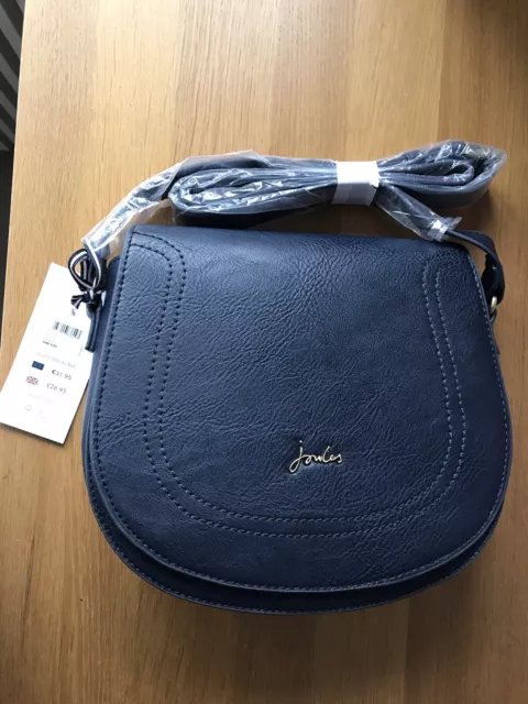 JOULES NAVY Blue Saddle Bag Crossbody Brand New 24.99