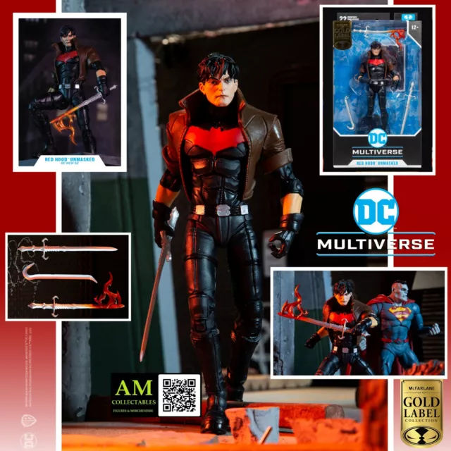 McFARLANE DC MULTIVERSE - THE NEW 52 RED HOOD UNMASKED - 18cm  ACTION FIGUR