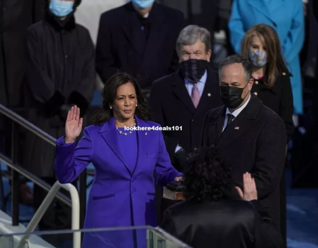 Kamala Harris Photo 4x6 Vice President Inauguration Capitol USA 2021