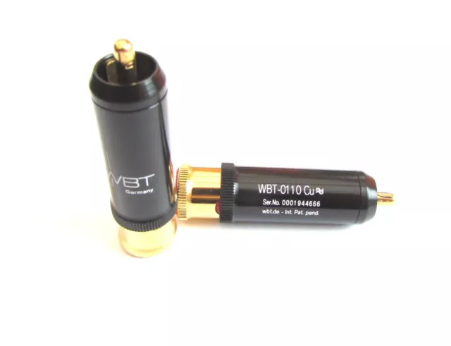WBT-0110cu RCA Connector Nextgen Copper signature high end audio set of 2