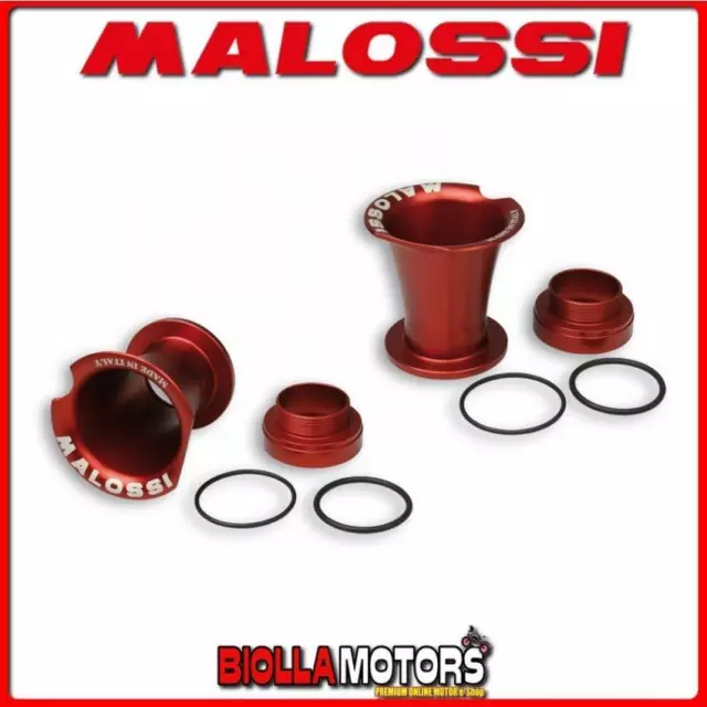 0516195 Coppia Cornetti Malossi Corpo Farfallato Oe Yamaha Tmax 530 Ie 4T Lc 201