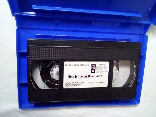 BEAR IN THE Big Blue House VHS Volume 1 Home Is Where The Bear Is Jim ...