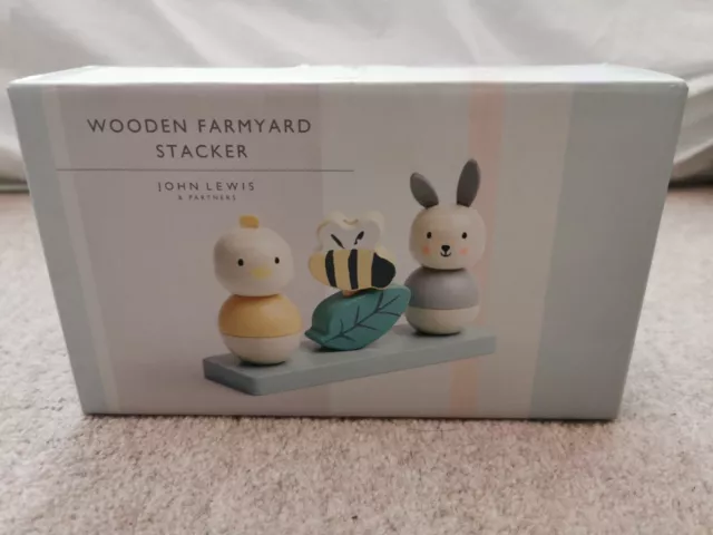 John Lewis Farmyard Stacking Toy 12months+