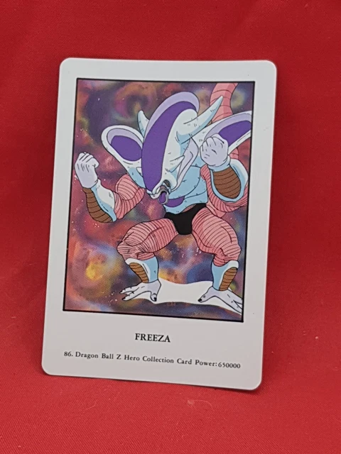 CARD CARTE DRAGON BALL Z DBZ hero collection card JAPAN 86 FREEZA EUR 4 ...