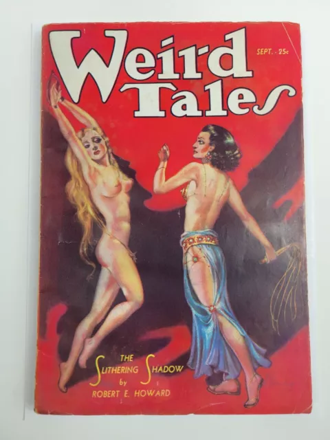 Weird Tales Pulp Magazine September 1933 Margaret Brundage GGA Whipping Cover